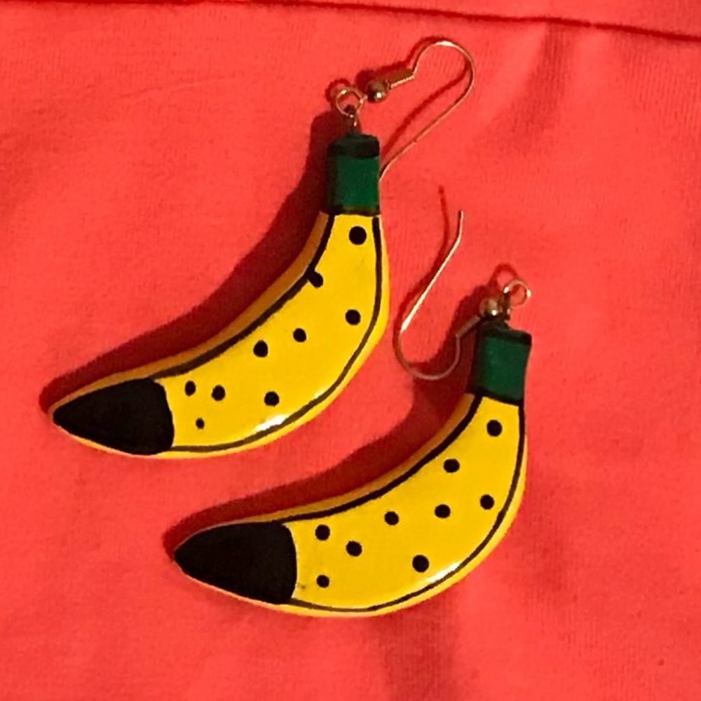 Super Cute Banana Earrings